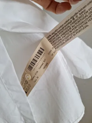 Camisa Blanca Massimo Dutti Talla 36