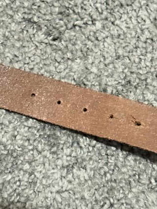 Cintura Moschino Jeans Pelle Cuore Argento 90 cm