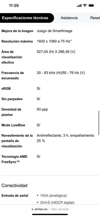 Monitor Philips LCD Ultra Wide-Color