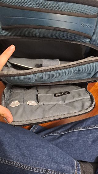 Zaino porta-computer Samsonite blu/grigio