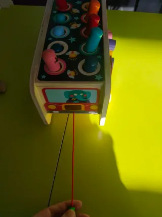 Juguete madera elefante actividades