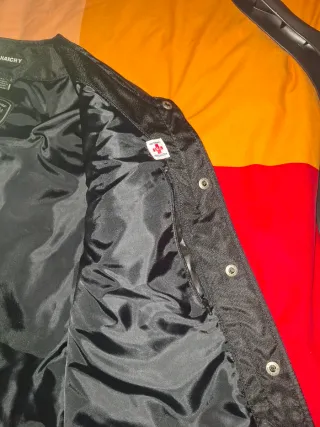 Chaleco de cuero DXR Negro