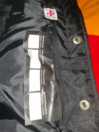 Chaleco de cuero DXR Negro