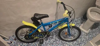 Bicicleta Montaña Infantil Azul y Amarillo