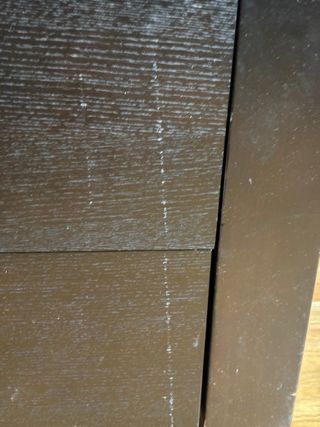 Mesita de noche negra