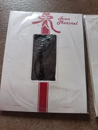 Collant vintage Jean Mariniel elegante disegno lat