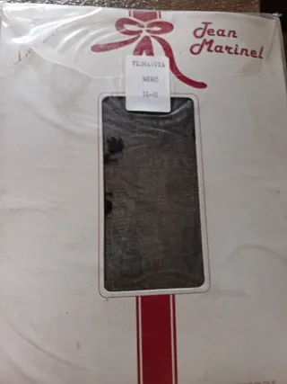 Collant vintage Jean Mariniel elegante disegno lat