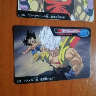 Lote Tarjetas Dragon Ball GT