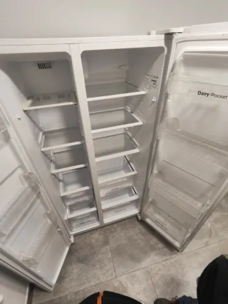 Nevera Americana Daewoo Blanca