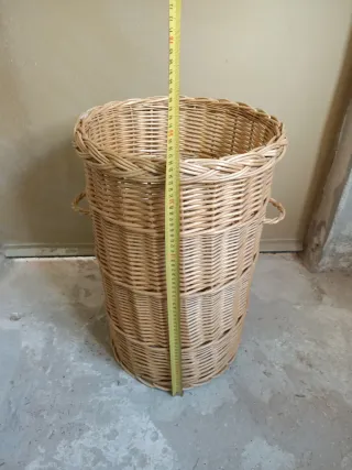 Cesto de mimbre grande