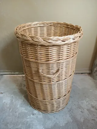 Cesto de mimbre grande