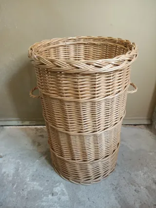 Cesto de mimbre grande