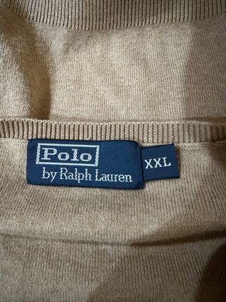 Jersey Ralph Lauren Beige Bordado