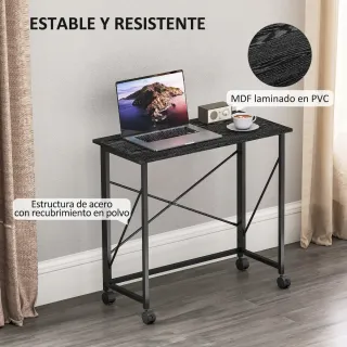 Escritorio Plegable con Ruedas