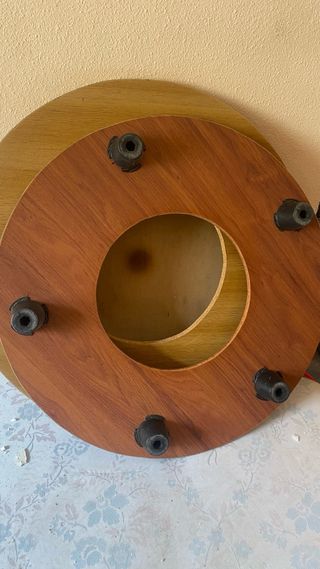 Tablero Mesa Camilla Redondo Madera