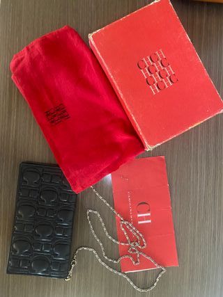 Cartera Carolina Herrera Cadena Negra