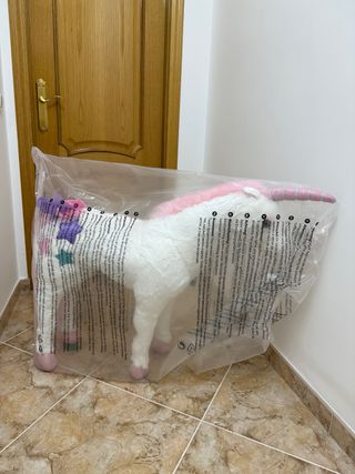 Unicornio Peluche Gigante Blanco