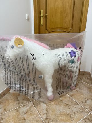 Unicornio Peluche Gigante Blanco