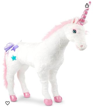 Unicornio Peluche Gigante Blanco