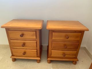 Muebles Provenzal: Cabecero, Mesitas y Espejo