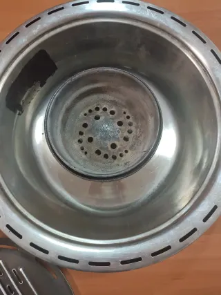 Barbacoa Eléctrica Portátil Plata