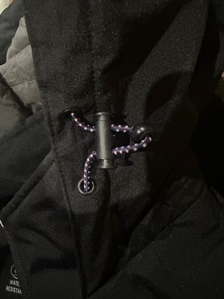 Chaqueta Cortavientos Impermeable Nautica Negra