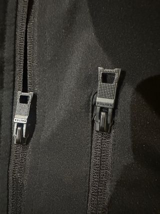 Chaqueta Cortavientos Impermeable Nautica Negra