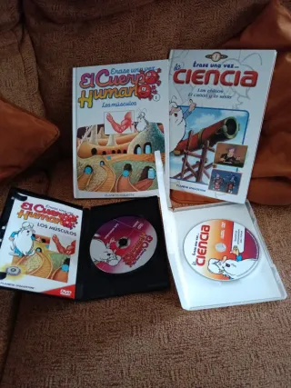 Libro y DVD El Cuerpo Humano (Español)