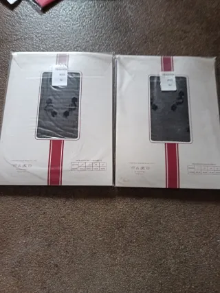 Collant velato vintage elegante nero prima misura