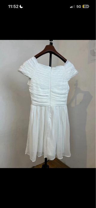 Vestido Novia Corto Blanco talla S/M