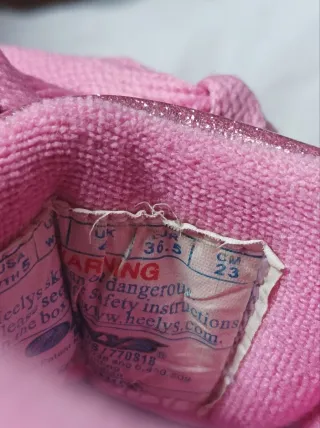 Zapatillas Heelys Rosa brillante Talla 36.5 Niña