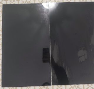 Tagliere Moderno 2 pezzi Vetro Nero