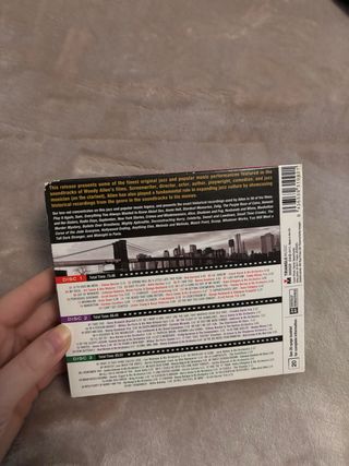 CD Música Películas Woody Allen.  son 3 discos