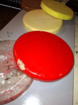 Seduta per sgabello tecnico vintage seduta