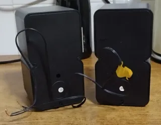 Altavoces Digitales Mini Cadena Negro/Gris