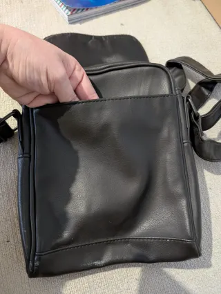 Bolso bandolera caballero Celio cremallera