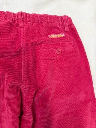 Pantalón de pana fucsia para niña