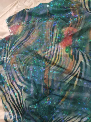 Maillot Patinaje Artístico Azul y Blanco