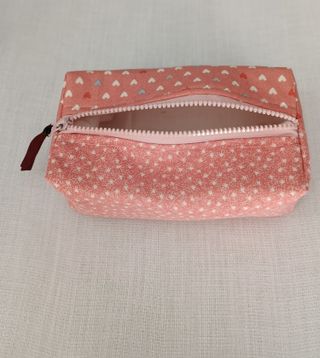 Neceser estampado rosa