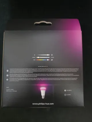 2x Lâmpadas Philips Hue E27 Branco e Cor
