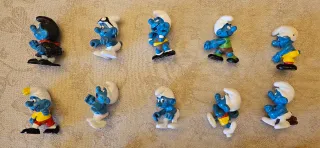 30 Puffi Pejo/Schleich con mancanze