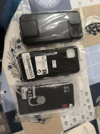 Funda Galaxy A22 5G Negra 3 fundas