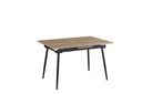 Mesa comedor extensible madera y metal