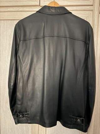 Chaqueta de cuero para hombre
