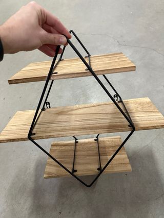 Estantería Decorativa forma de diamante Pared