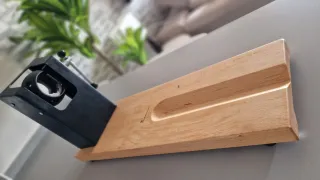 Jamonero Masterpro Negro y Madera