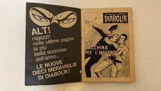 Fumetto diabolik n. 4 anno xiii