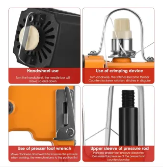 Máquina de coser sacos portátil