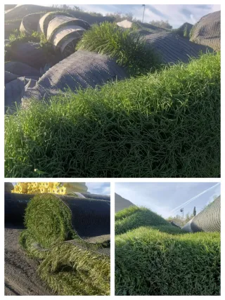 Césped artificial reciclado