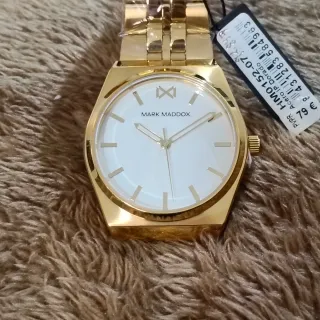 Reloj Mark Maddox Dorado y Blanco